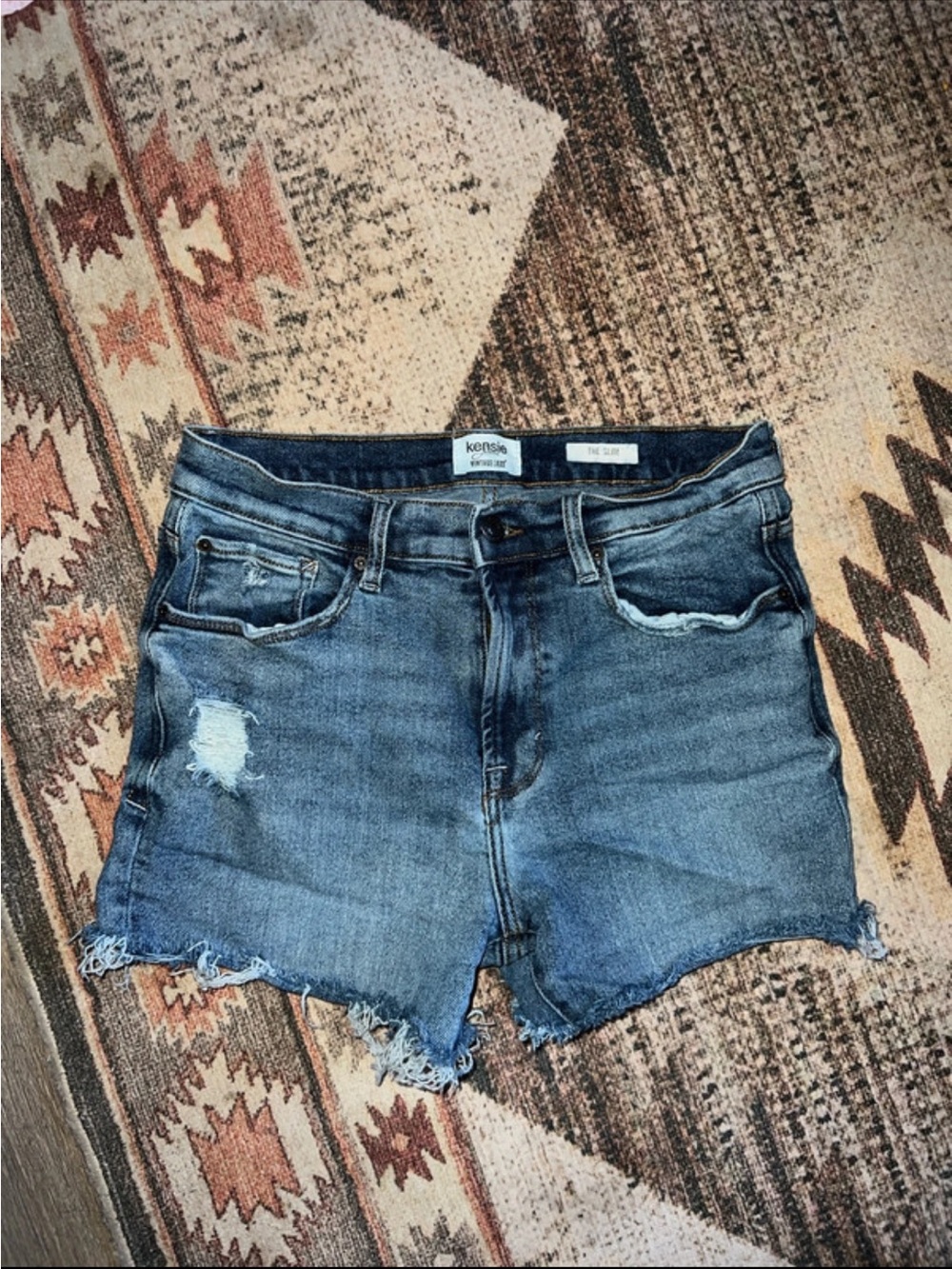 Vintage Luxe Kensie Blue Jean Shorts